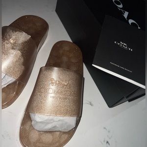 Coach C3068 Ulyssa Women's Rubber Jelly Slide Sandals